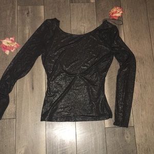 Low back scoop shirt